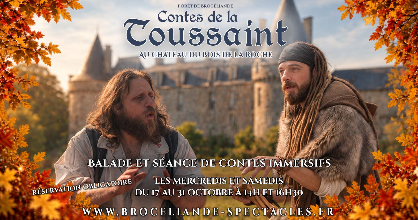 Contes de la toussaint au chateau du bois de la roche broceliande halloween facebook 2026